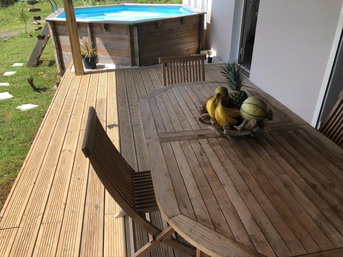 Gîte Maracudja vue sur mer Capesterre-Belle-Eau Extérieur photo